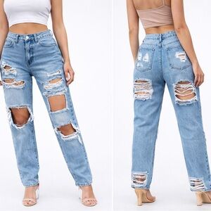 Fashion Nova Light Blue Denim